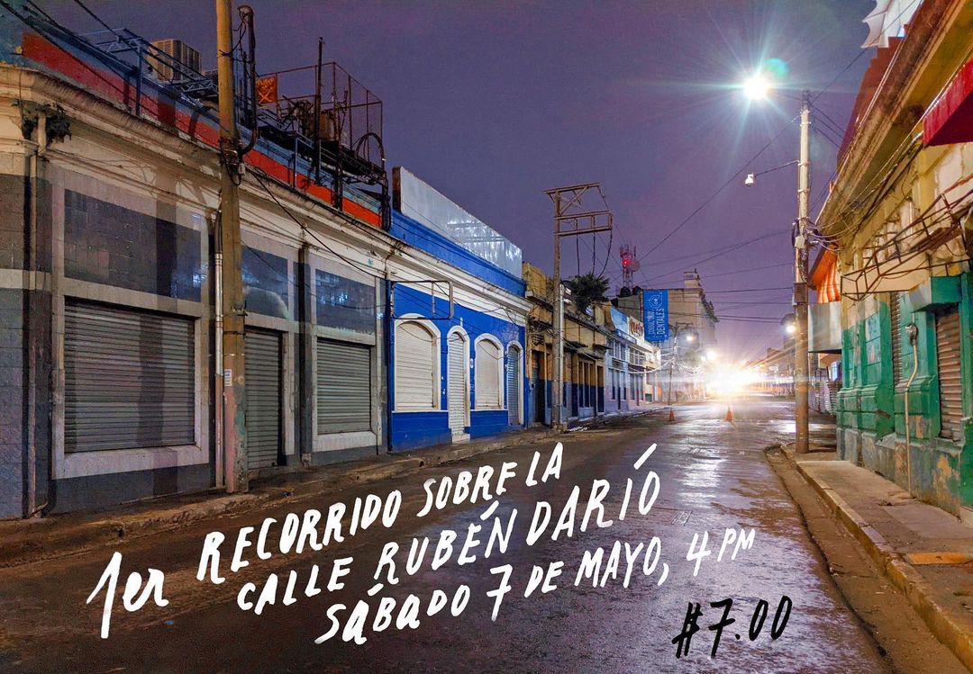 sivaresque's tweet photo. Hoy llevamos a cabo el primer recorrido sobre la Calle Rubén Darío, partiendo a las 4pm desde la Basílica del Sagrado Corazón. 
Muchos datos que compartir ✨
$7.00 https://t.co/jcbAIrf9Ho