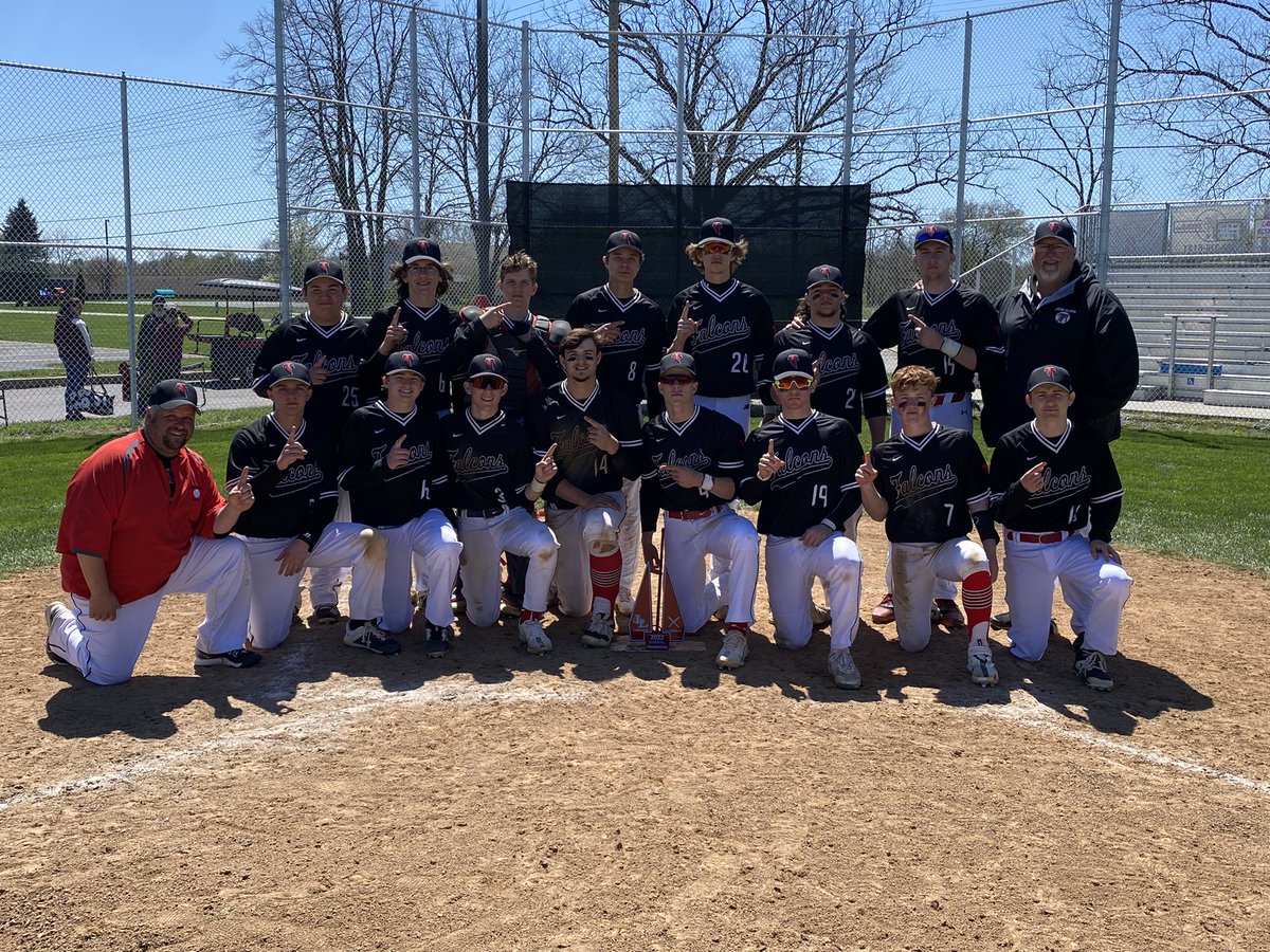 Glennathletics's tweet photo. FALCONS WIN!! Falcons defeat Central Noble 23-5 in the Championship game of the Lakeland Invitational.  Record is now 16-1. https://t.co/dzgULxogLy