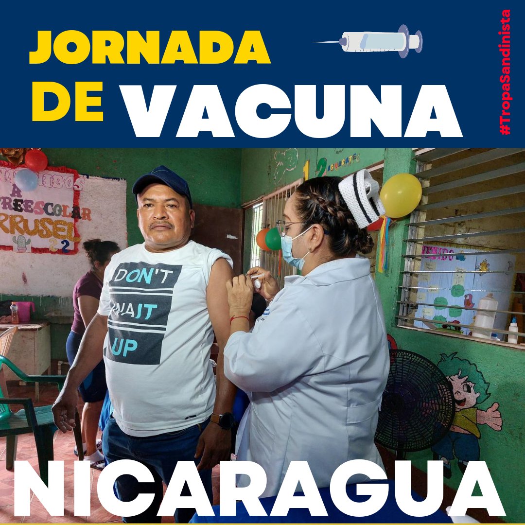 La gran jornada de vacuna en #Nicaragua es un éxito.

#VacunandonosPuebloQueVence