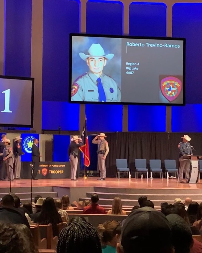 Roberttt09's tweet photo. The last 29 weeks were a heck of a ride filled with all sorts of highs and lows. Beyond humbled to have earned the title of Texas State Trooper. https://t.co/Ljl1f51N2V