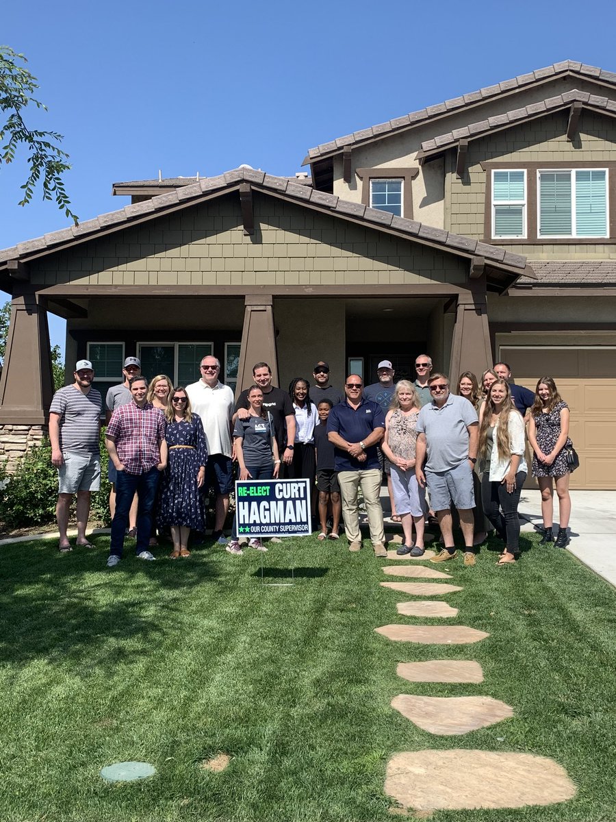 Busy day on the campaign trail, thank you volunteers, Seiu 721, Team Hagman and the families that came by for coffee this morning. Absentee ballots go out this Monday, May 9th. Please remember to mark Curt Hagman as your choice for Fourth District Supervisor. #reelectcurthagman