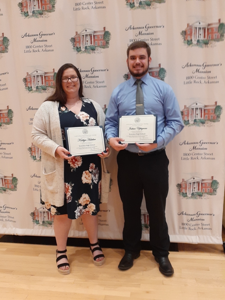 ScrantonRockets's tweet photo. Congratulations to Kaitlyn Hatcher and Joshua Uptigrove for being honored at the Governor’s Scholastic Honors Day! https://t.co/MlDdY69wvZ