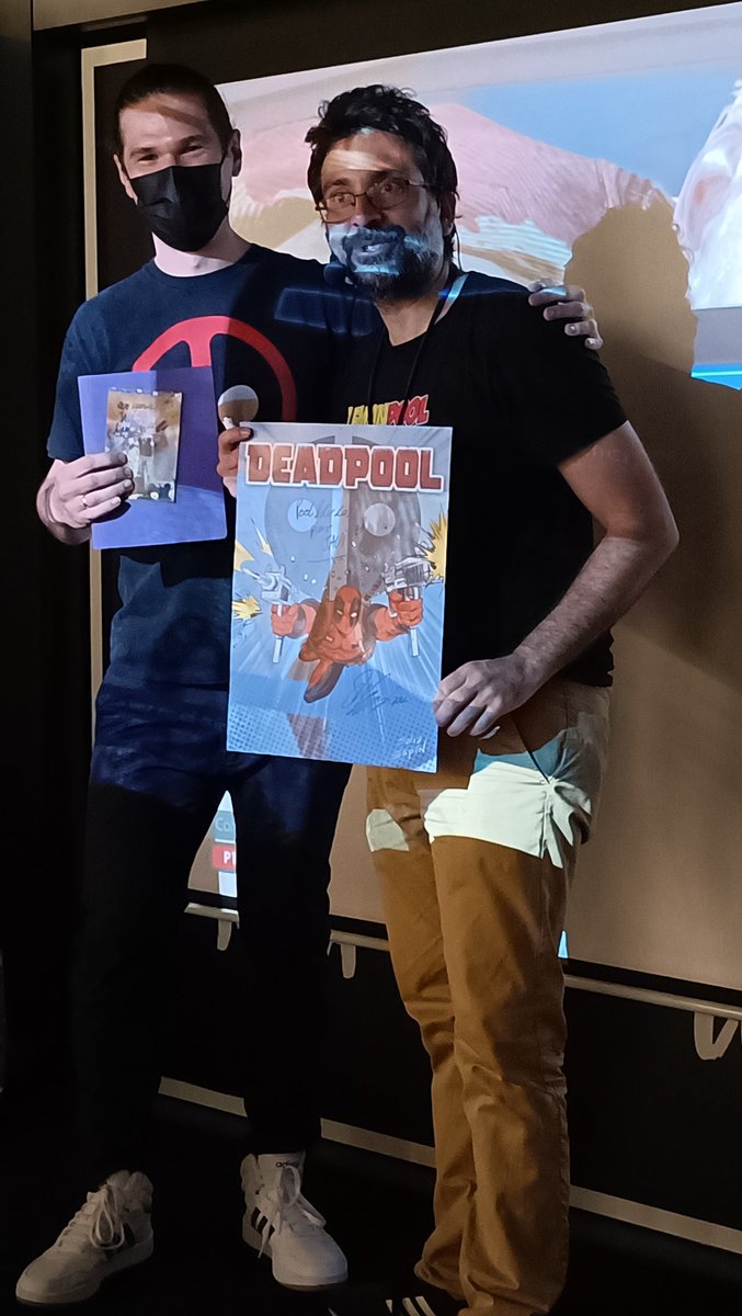 wineiron's tweet photo. Es imposible, nadie puede vencer a @SalvaEspin en @TEKKEN @BandaiNamcoES . Al menos me llevé un póster por Perfect round 😂 https://t.co/Dew1CqInAo