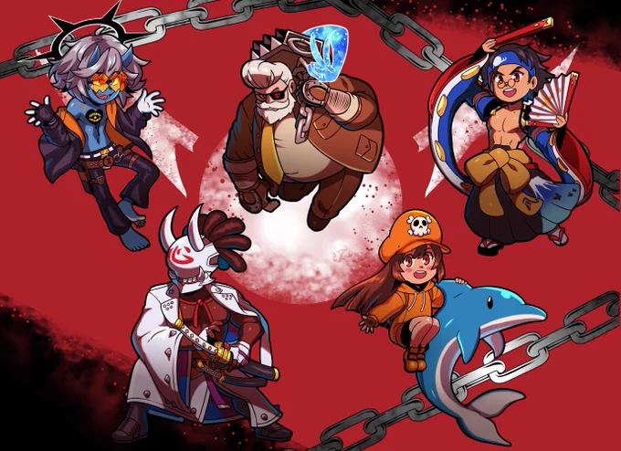 ⚙️here it is!! GGST keychains/stickers!⚙️
All the GGST characters (so far) will be at Combo Breaker! Hope to see you there!😎👍 