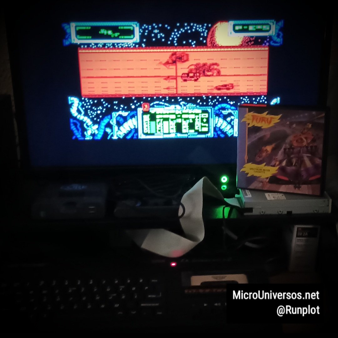 Runplot's tweet photo. Sesión de #Retrogaming con #TheFury para #ZXSpectrum en su #ZXSpectrum40 aniversario !!!
#retrogames #retrogamer #gaming #Gamer #Nostalgia #Vintage #80s https://t.co/Aod8epD4V5