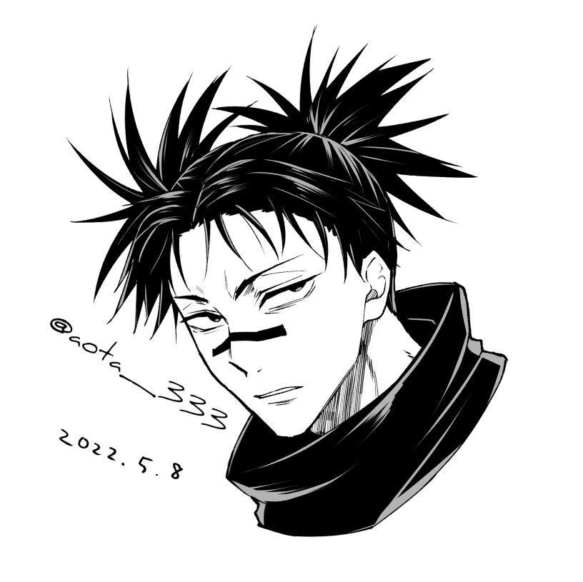 友達向けに描いたオニーチャン 