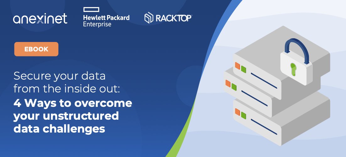anexinet's tweet photo. In this eBook, @anexinet explores the challenges of securing unstructured data, using your current #NAS solution, and how @HPE and @RackTop's software-defined NAS enables you to close #security gaps without compromising performance or budget. #anexify
https://t.co/hLYbIdxyJo https://t.co/p7ImAMKnTz