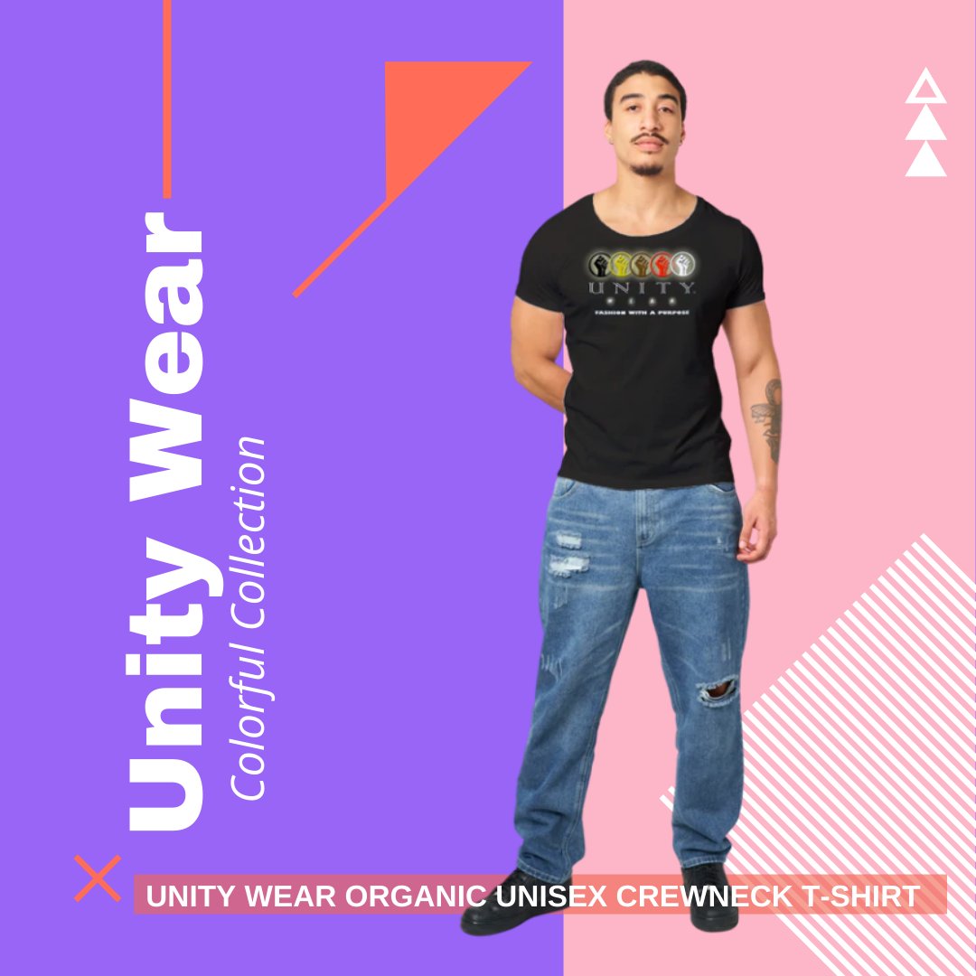 UnityWearAppar1's tweet photo. Unity is Everything and Unity WearApparel and Accessories tell everyone you believe in unity and equality for all.
Here are our New Arrivals
Get UNITY WEAR ORGANIC UNISEX CREWNECK T-SHIRT
https://t.co/t0fagc7470...
#ladieswear #unitywear #mensfashion https://t.co/tCG3fzNm91