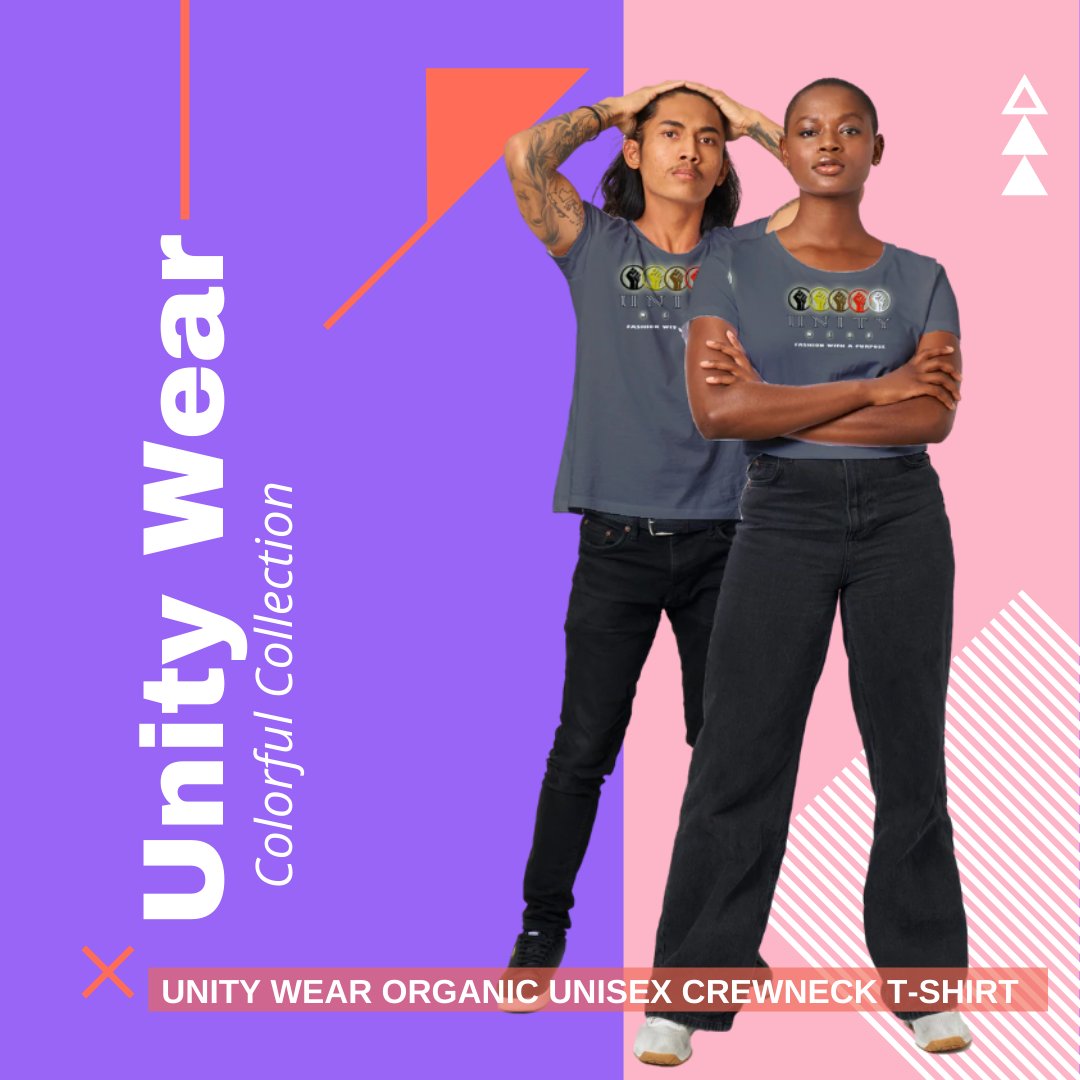 UnityWearAppar1's tweet photo. Unity is Everything and Unity WearApparel and Accessories tell everyone you believe in unity and equality for all.
Here are our New Arrivals
Get UNITY WEAR ORGANIC UNISEX CREWNECK T-SHIRT
https://t.co/t0fagc7470...
#ladieswear #unitywear #mensfashion https://t.co/tCG3fzNm91
