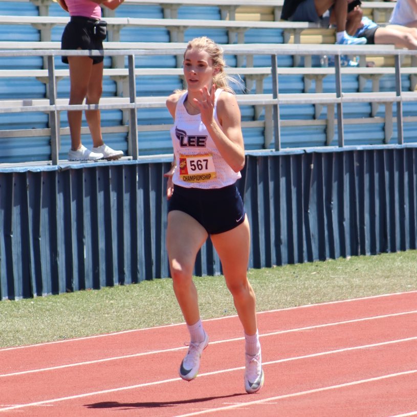 GulfSouth's tweet photo. NEW CONFERENCE BEST!!

@LeeUFlames Carissa Hall breaks the 400m record with a time of 54.94s 👟 https://t.co/20jissLEy5