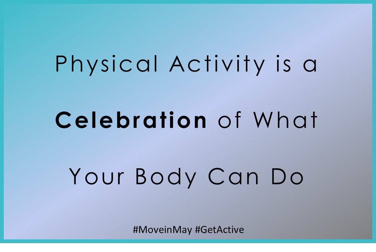 Let's rethink #physicalactivity for #nationalfitnessday. 

#CRANELab #moveinmay #getactive #moveyourbody @SylvesterCancer