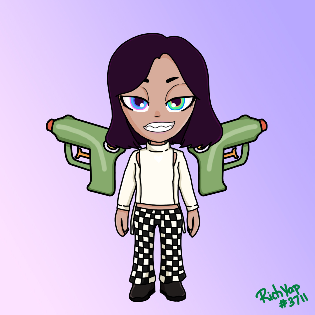 just made a fan art for <a href="/KarafuruNFT/">Karafuru</a> with <a href="/Nastasiadelinee/">Deline</a> as the model
i scroll through instagram and saw deline's post
and i thought the outfit is kinda cool so decided to make a fan art again!
hope you guys like it!
#KarafuruArt