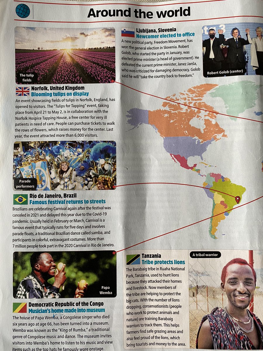 skkanthb's tweet photo. @theweekjuniorus TWJ issue 107 (Mar 6 2022) has a printing mistake? My 8 yr old son says Democratic Republic of Congo’s flag printed in Around The World section is not correct. This flag is Republic of Congo’s. https://t.co/qHV7SWw8Cw