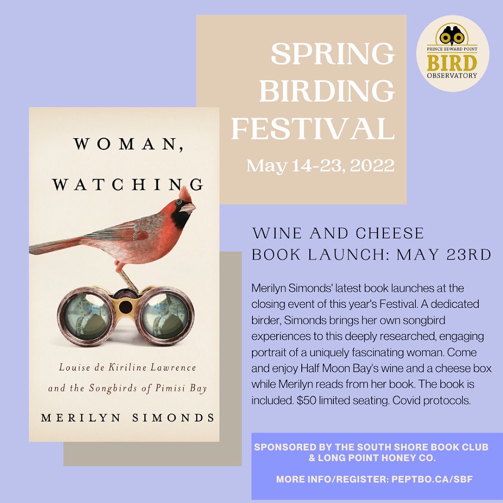 Register for our Spring Birding Festival happening May 14-23, 2022! 

For more information and registration for events check out: peptbo.ca/SBF

#springbirdingfestival #birding #springmigration #booklaunch #peptbo #birdobservatory