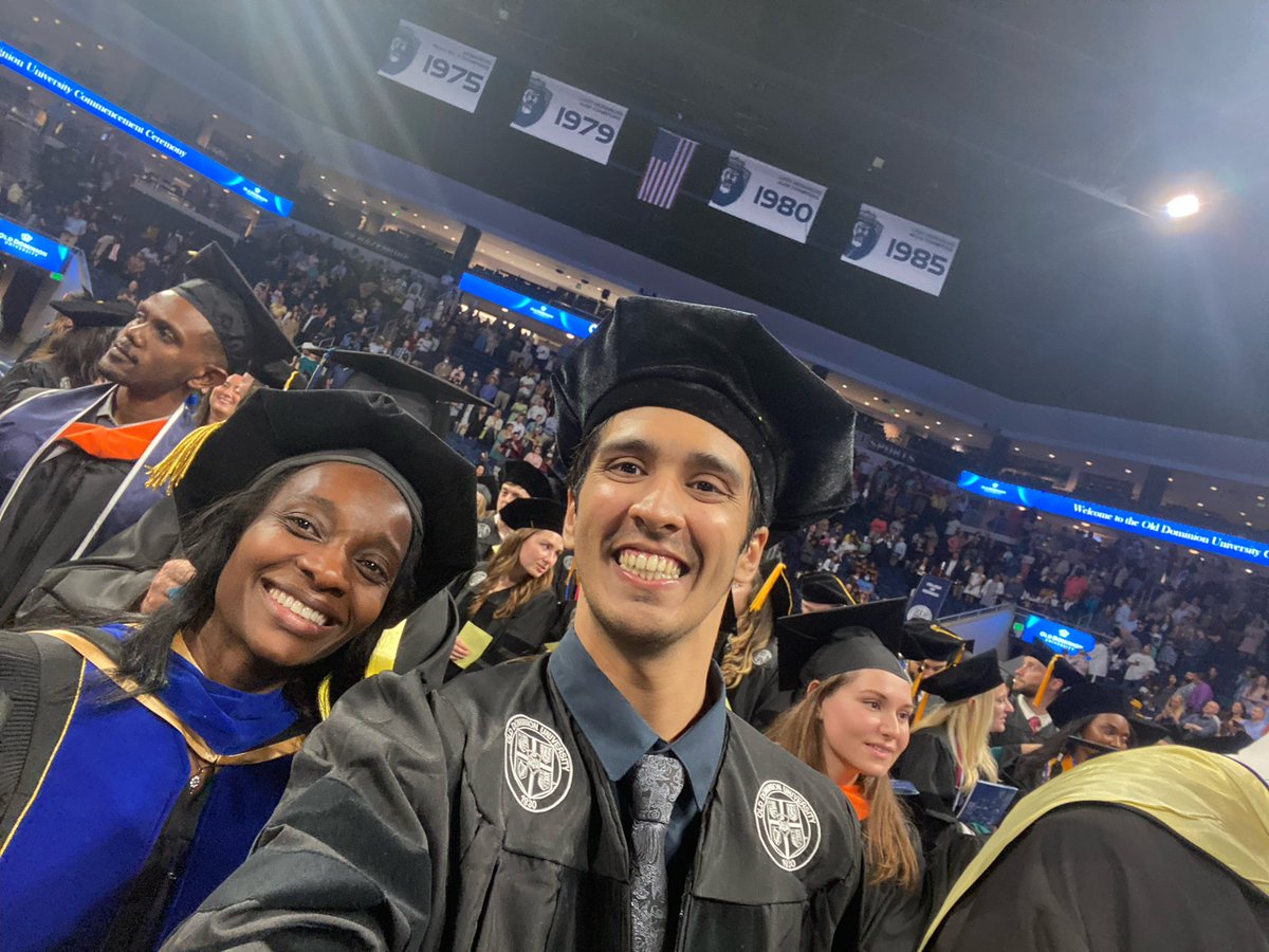 GymamaS's tweet photo. My warmest congratulations to my mentee, Dr. Saikat Banerjee @ODU for achieving his dreams. Saikat I am so proud of you and so happy to share in the excitement of your graduation day 💕 You are destined for great things and wishing you nothing but the best for your next adventure https://t.co/wcHBfxxgoQ