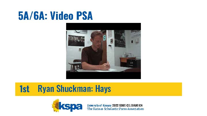 5A/6A Video PSA Winner!