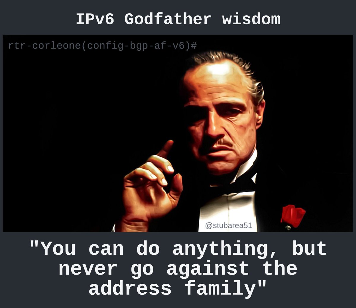 #IPv6 Godfather