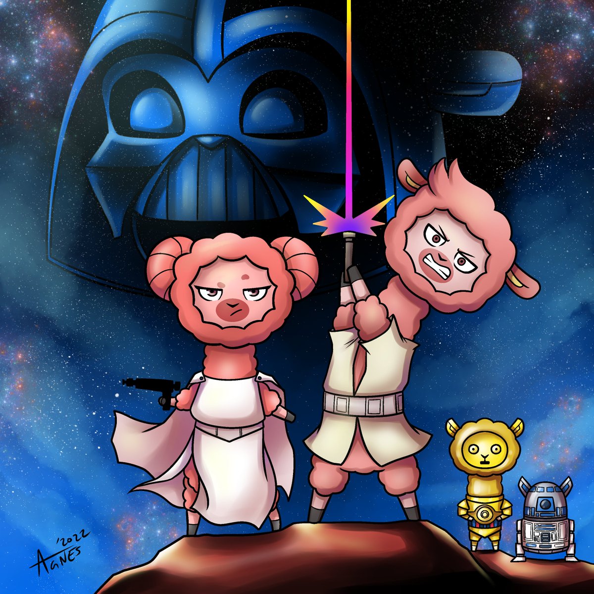 #FreeComicBookDay GIVEAWAY 🎉

Want to win this exclusive 1:1 DigiDorables ⭐️⚔️ NFT by Llama Mama <a href="/AgnesGarbowska/">Agnes Garbowska🦄</a>?

To enter:
🦙Follow <a href="/DigiDorables/">DigiDorables</a> + <a href="/comicboxels/">Comic Boxels NFTs - NOW MINTING</a> 
🦙Like + RT
🦙Tag a fren

⏰ Winner announced in 24 hrs ⏰
Today's live draw attendees have 5 extra entries! GL!