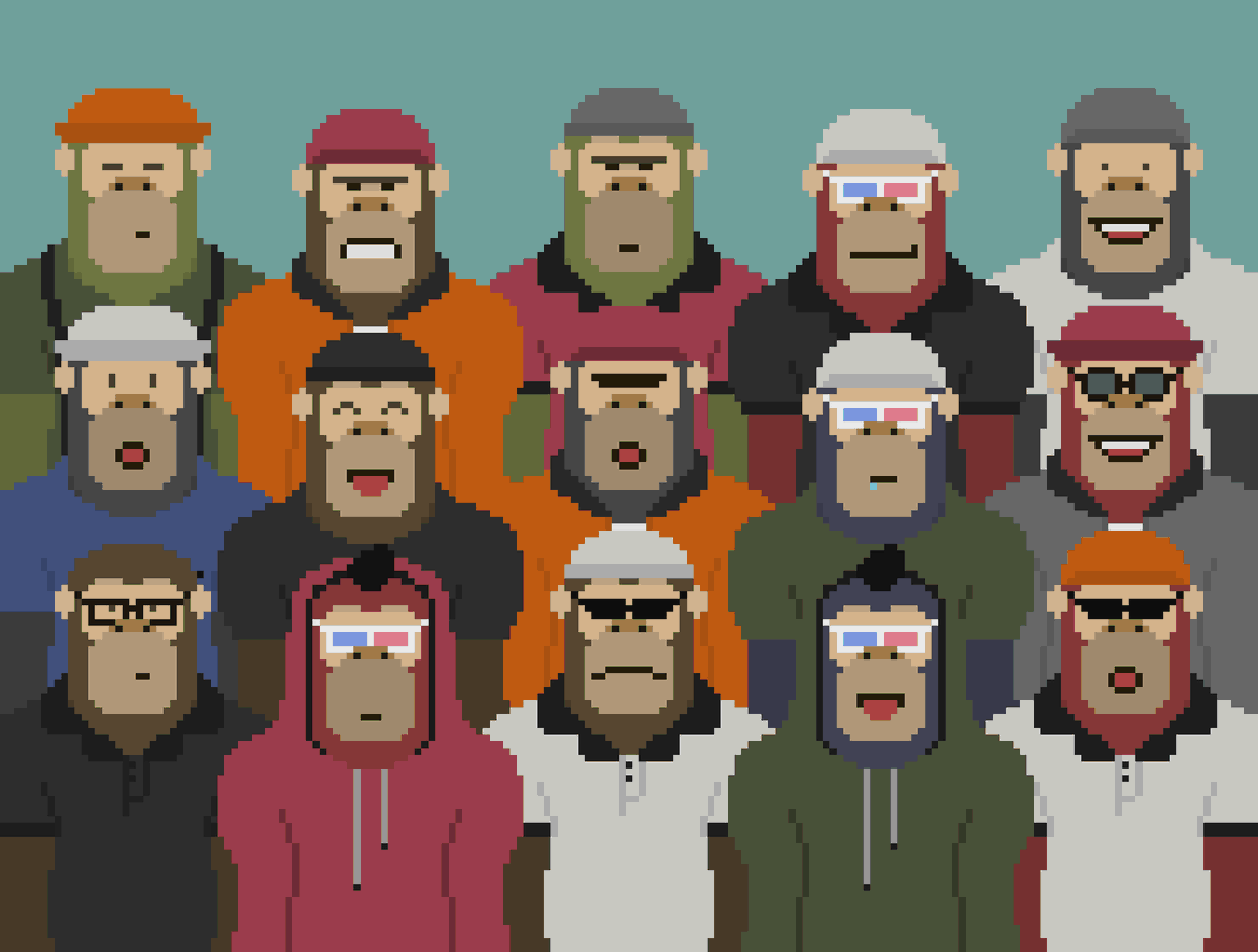 squaregorillas's tweet photo. Say cheese😂 #NFT #nftart https://t.co/BIdhvJVOBp