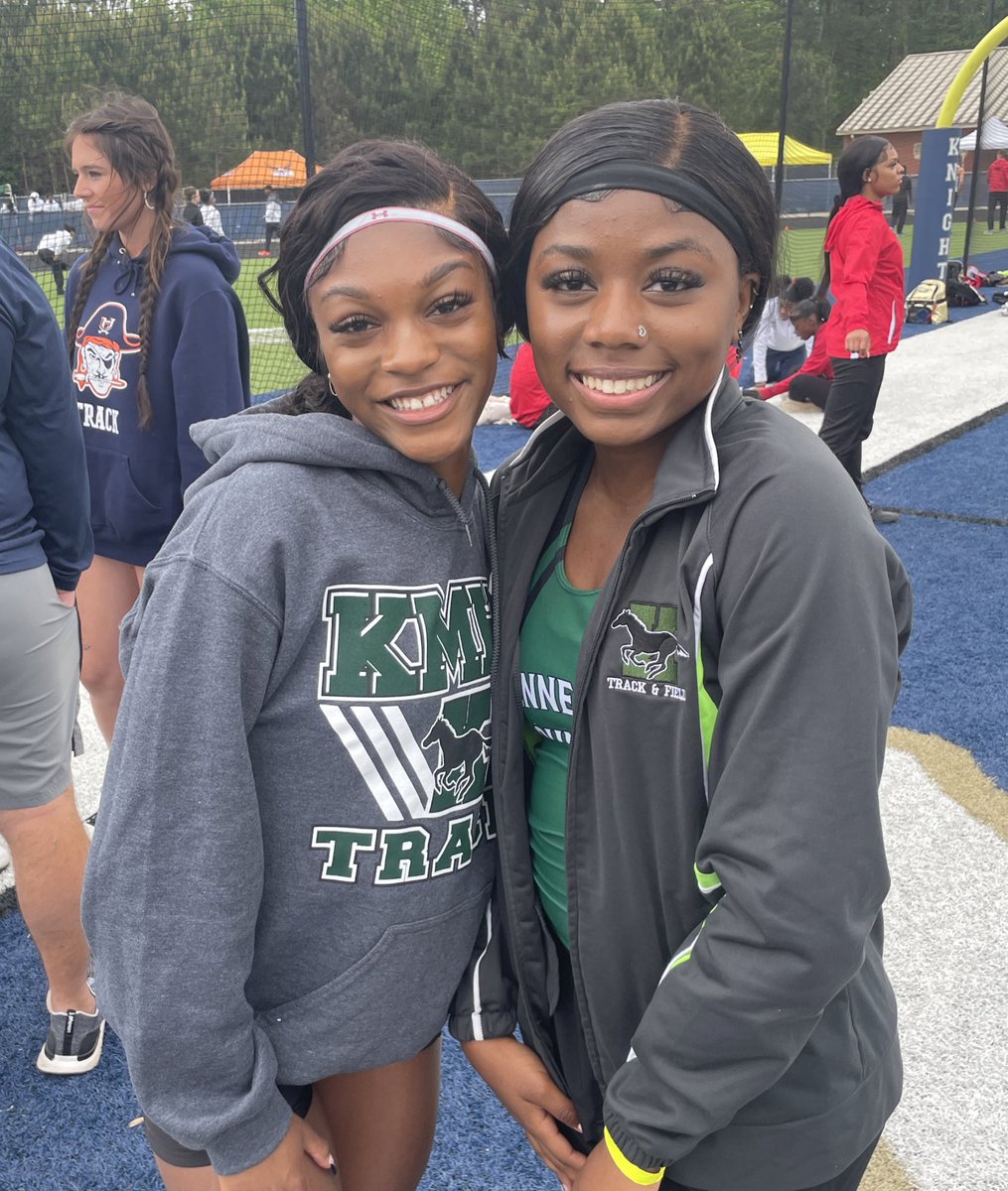 DaNya Satterfield and Shania McDaniel are both qualifiers for next weeks State Championship in the 100m Hurdles!