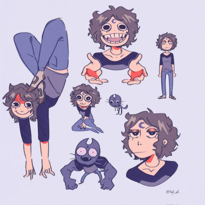 Fazia tempo q n desenhava minha persona (dei um trato nela) 