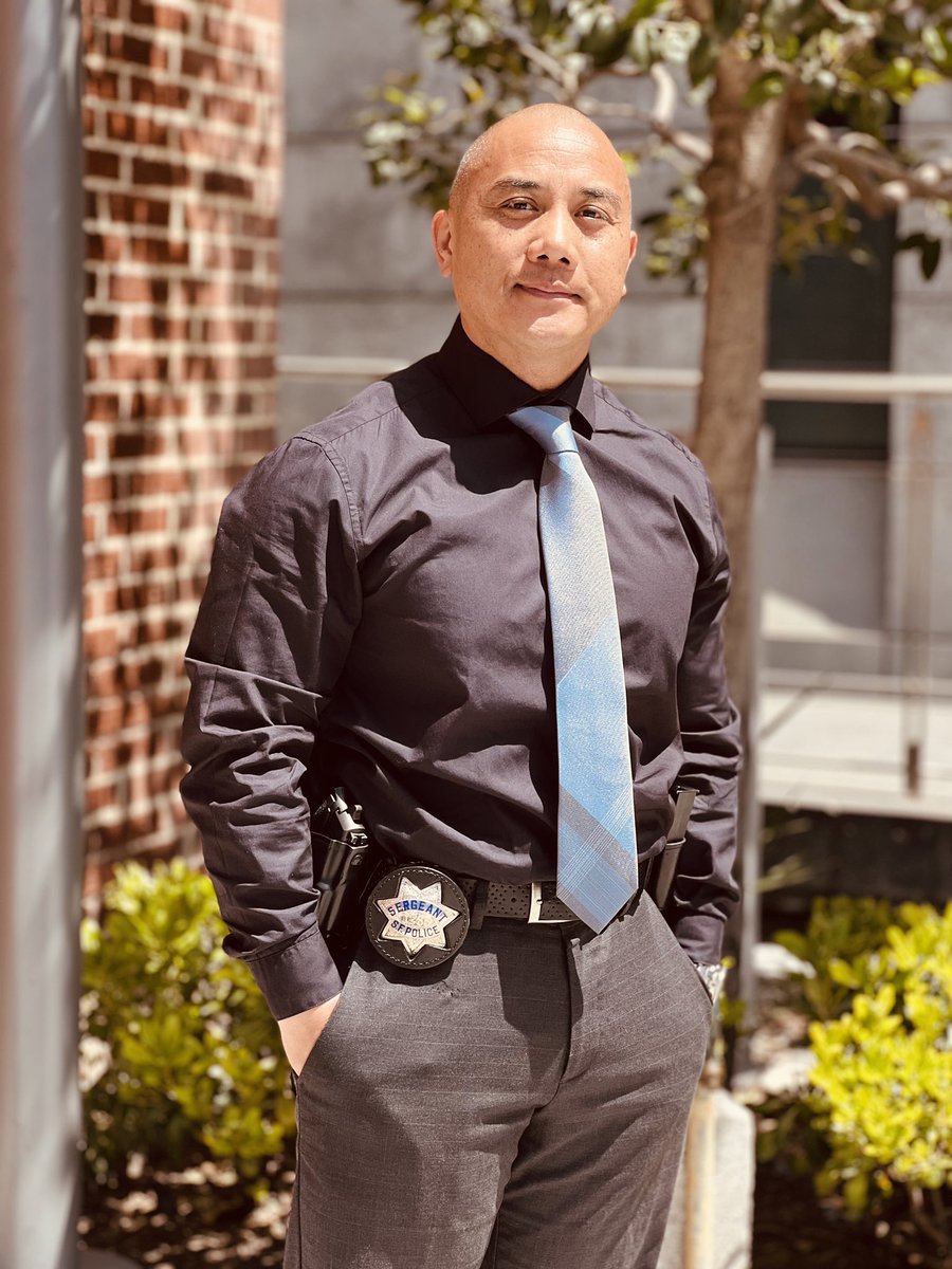 SFPD's tweet photo. In honor of #AAPIHeritageMonth we’re proud to highlight Sergeant Alejandrino who is currently assigned to our Special Victims Unit!
He’s been with our department for the past 15 years and comes from a Filipino background! 🇵🇭 https://t.co/68U3Wt6Y17