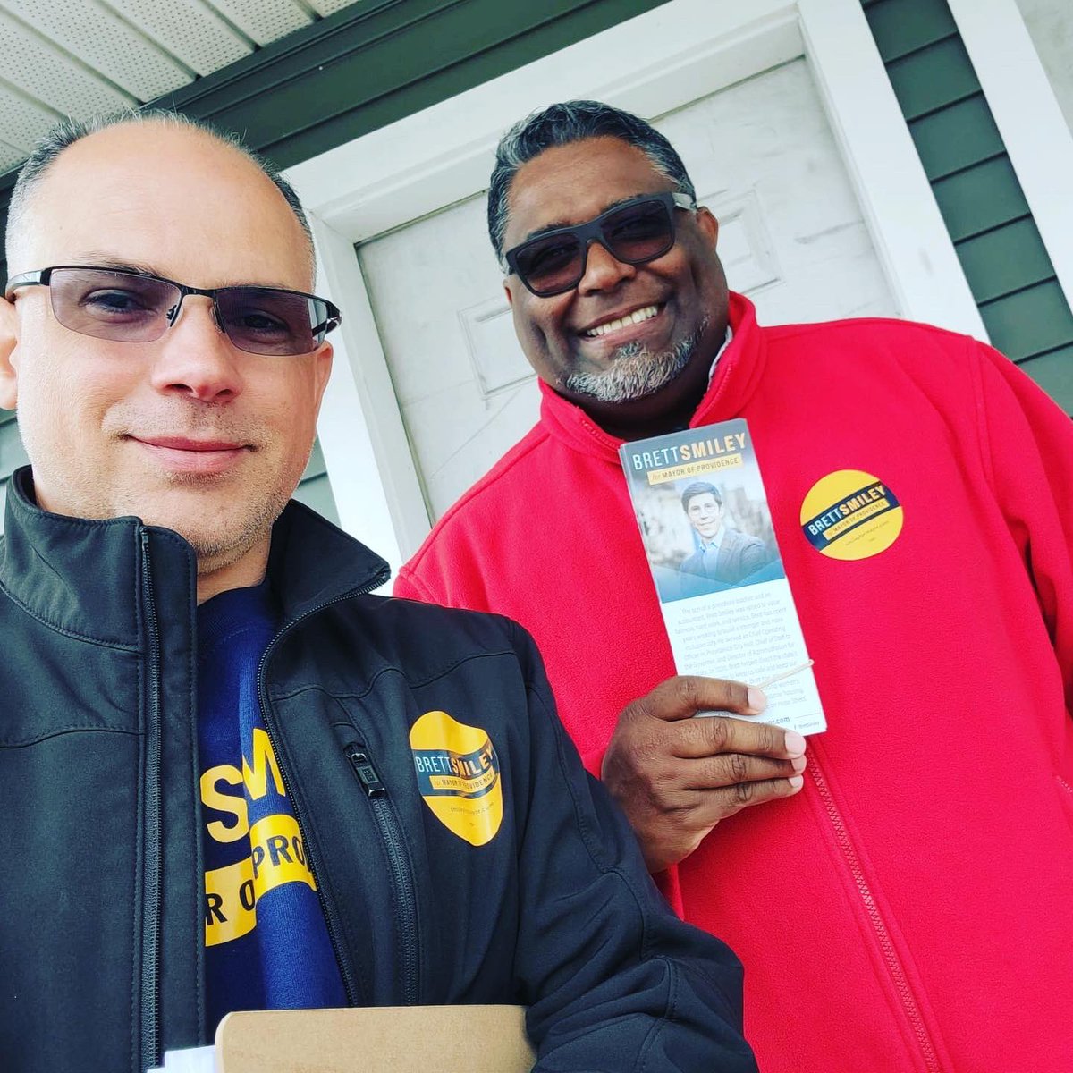 PVDMayor's tweet photo. Thank you, thank you, thank you for all of the birthday wishes this year! Extra special thanks to those who came out for the canvass today! #TeamSmileyforMayor https://t.co/mXtLNDQuFS
