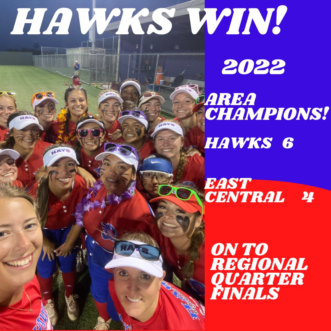 GOHAYSHAWKS's tweet photo. HAWKS WIN!! Great job Hawks!!! You did it!!!@Hays_Hawks @haysfreepress @HaysCISD @drwrighthays @CoachLMoffett @HaysSoftball https://t.co/uqsmfKaUbH