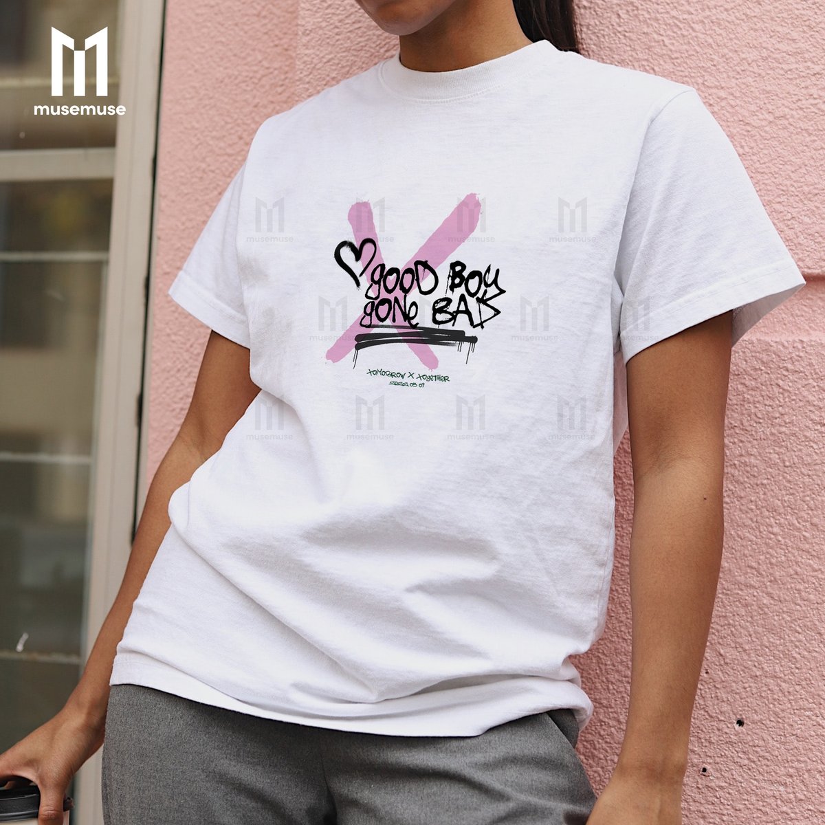 musemusedesign's tweet photo. Ready for #TXT comeback❤️? Get your #GOOD_BOY_GONE_BAD inspired tshirt now!  https://t.co/d8IqL4VdxZ 

#TXT_IS_COMING #TOMORROW_X_TOGETHER #Thursdays_Child #TXT_WORLD_TOUR #TXT_IS_BIGGER_THAN_YOU_THINK #TXT好きな人と繋がりたい https://t.co/v2eskcrCjO