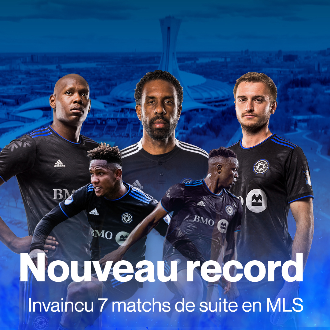 HISTORIQUE 💙

New team record : 7 consecutive games unbeaten in <a href="/MLS/">Major League Soccer</a>. 

#CFMTL