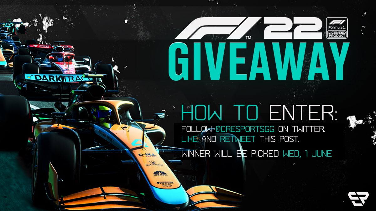 TPesports_022's tweet image. 𝗙𝟭 𝟮𝟮 𝗖𝗛𝗔𝗠𝗣𝗜𝗢𝗡𝗦 𝗘𝗗𝗜𝗧𝗜𝗢𝗡 𝗚𝗜𝗩𝗘𝗔𝗪𝗔𝗬❗️

To enter the giveaway, follow given instructions ↓

👉 Follow @CREsportsGG on twitter,
👉 Retweet and like this giveaway post.

#BeConsistent