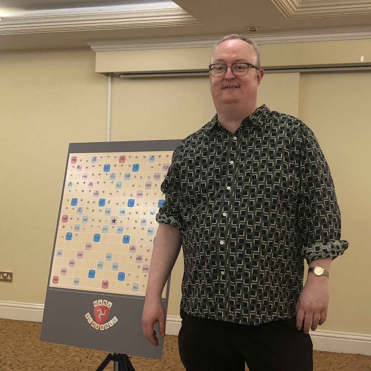 ManxScrabble's tweet photo. Seems all playing in the inaugural Manx Scrabble Championship have fallen in love with the Island. The Sefton Hotel staff have  given everyone a warm Manx Welcome 🍜😊 and the dinner was delicious. Thanks @visitisleofman and @iomsteampacket for helping it happen https://t.co/Qyjf6nmjLn
