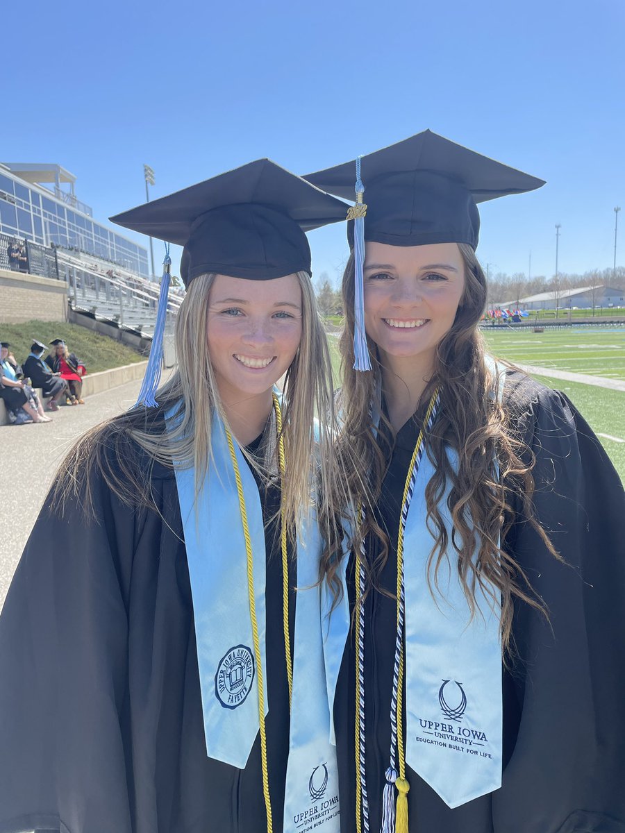 Two of our seniors got the opportunity to walk the stage today! Happy Graduation Day! So proud of our Senior Peacocks! 🦚🤍🎓