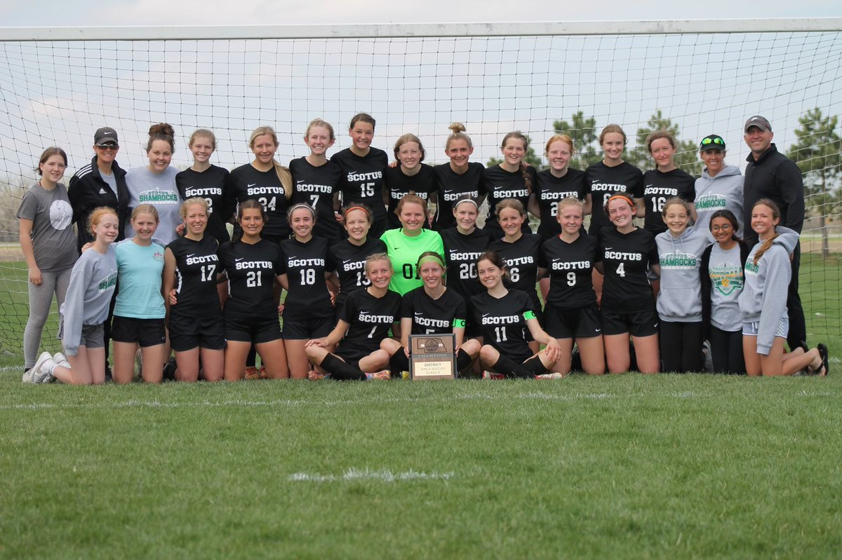 SCCGirlsSoccer's tweet photo. B4 District Champions with a 7-1 win over Scottsbluff. Goals from @emmabrezenski 4 @IsabellaKadavy 2 and Lacie Hartman. Assists from @LibbieBrezenski @_ellahash 2 @emmabrezenski @HalleLangan. We await the draw for our Wednesday match at Morrison Stadium. #Neprepsoccer #nebpreps https://t.co/YXqq5utsgX