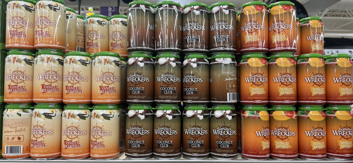 traviswolf7's tweet photo. When the best rum company @brinleygold puts out cocktails, you find them and buy them. ShopRite liquors finally got them in stock. They are as amazing as expected!!! https://t.co/zmh3pfXgUb