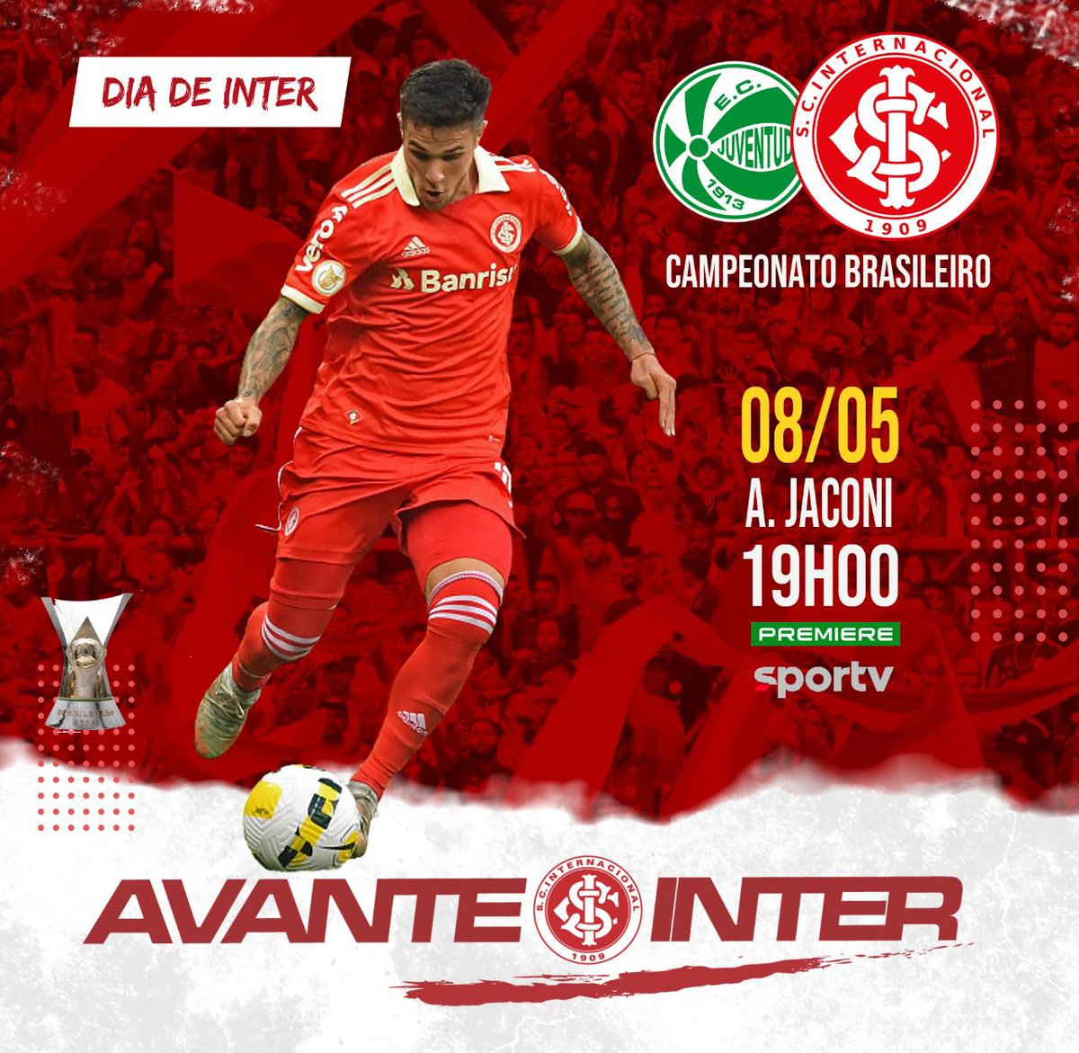 avante_inter's tweet photo. O Movimento Avante Inter estará junto com o INTER em busca da retomada de vitórias, assim se aproximando do pelotão de cima da tabela. VAMOS INTER, AVANTE INTER!
#movimentoavanteinter #avanteinter #inter #scinternacional https://t.co/OtSsgdcVv3