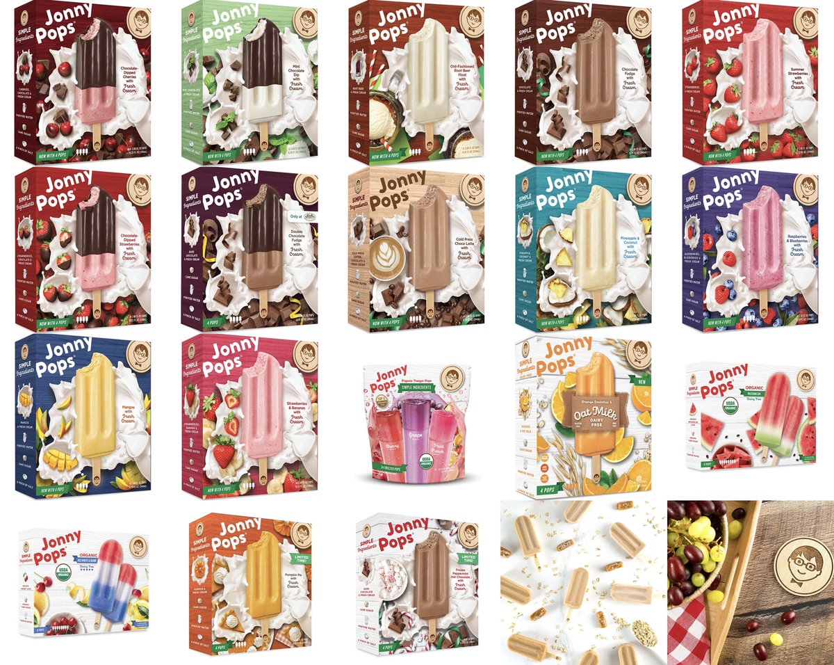 jtimbre's tweet photo. Have y'all tried @JonnyPops??
Simple ingredients. Delicious taste. And a good deed printed on every stick! 🤍
Check out these awesome flavors!! 😍
Which ones would you try? 🤔 #PopSquad https://t.co/JvKToZ4XhW