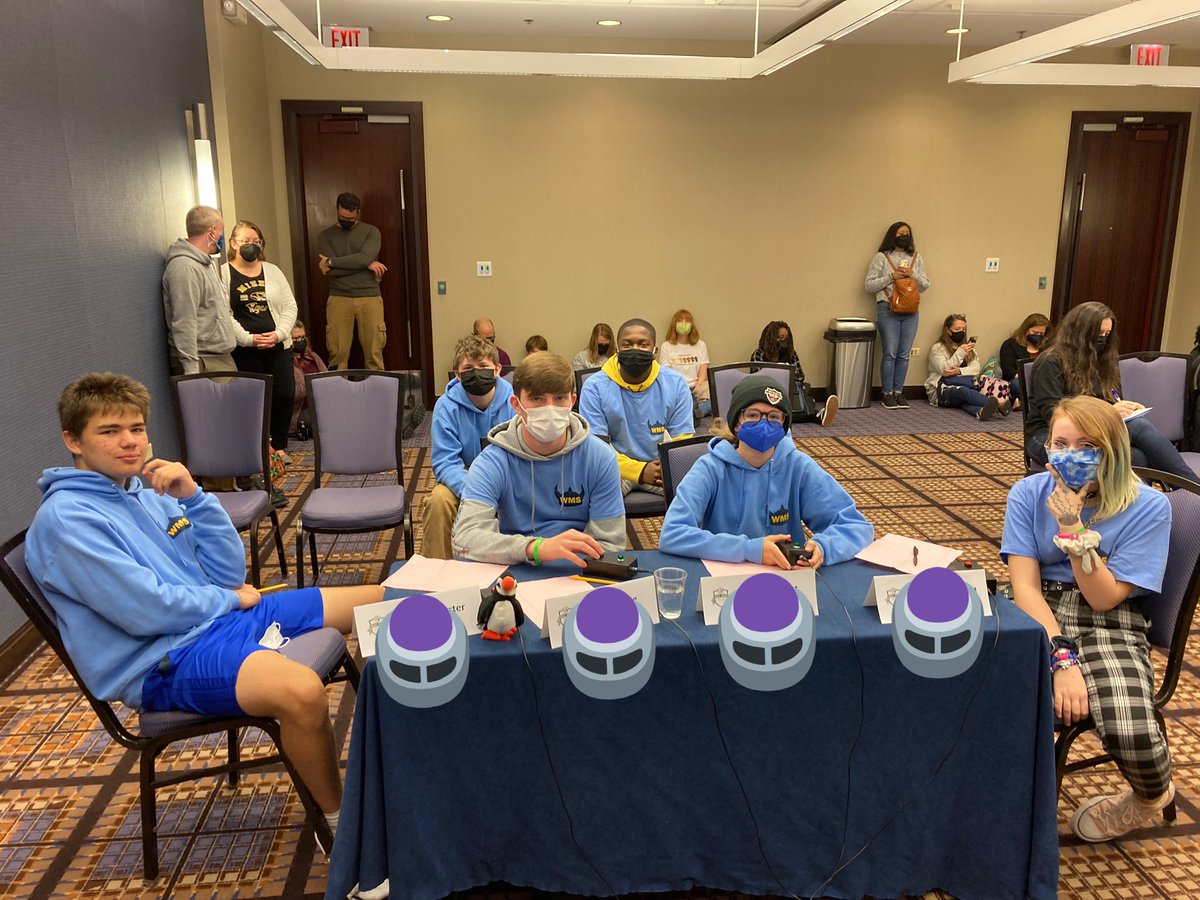 MrsKlinesClass's tweet photo. Greetings from #msnct in Chicago!  It’s a beautiful day for Quiz Bowl! Let’s go! @westvikings #cpsbest #wmsbest https://t.co/5kHfsLhlXv