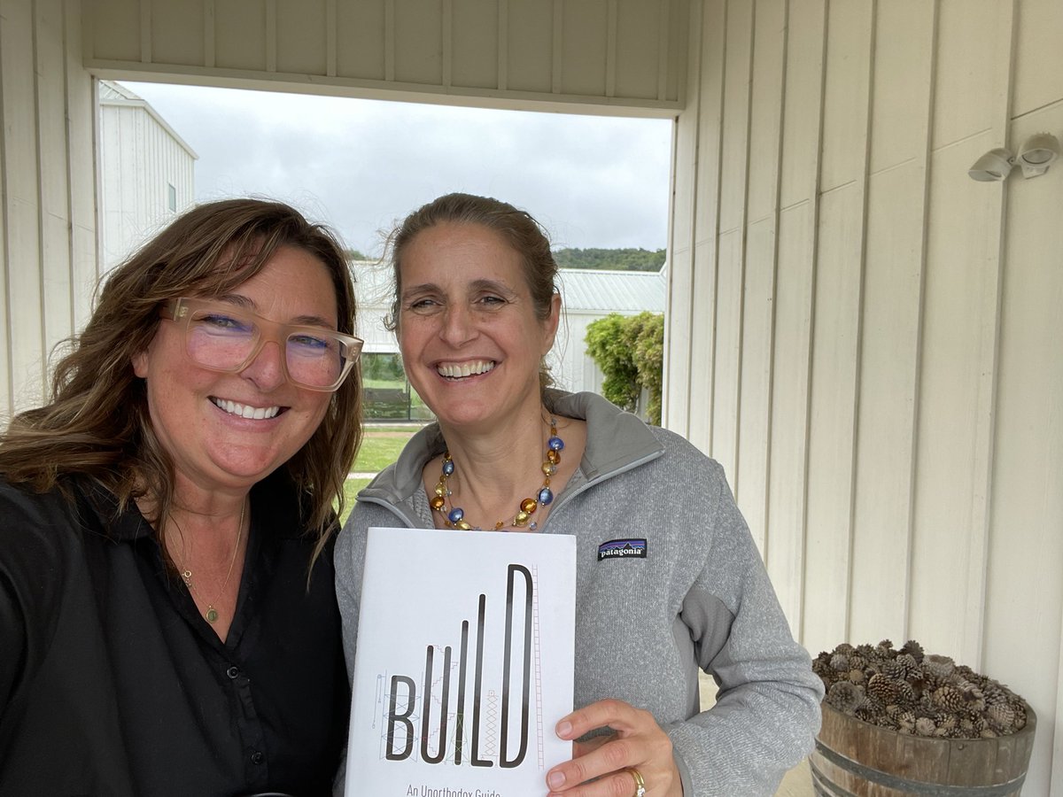 mkaufmann's tweet photo. It was fun to be with Llisa (granddaughter of Charles and Ray Eames) at the @EamesInstitute when Tony’s new book arrived! @tfadell https://t.co/hEdzV1hhjO