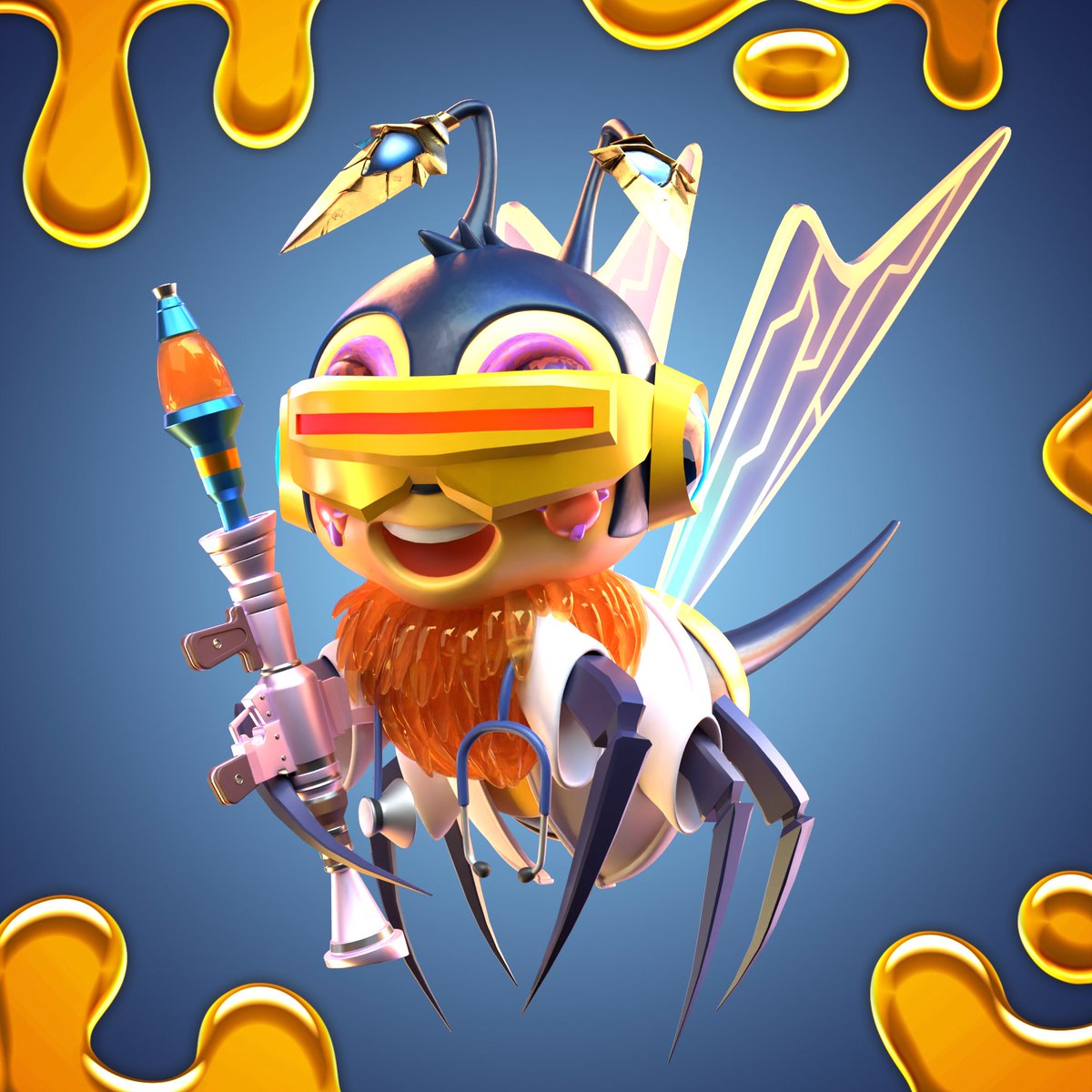 BonesBet_io's tweet photo. Bzz bzz, who wants a bee from @HiveFiveNFT ?

To Enter:
1⃣ Follow @TinyBonesClub + @HiveFiveNFT 
2⃣ Like and RT this post
3⃣ Join our Discord https://t.co/NqIPSVx0Ro

More details below 👇 https://t.co/xqz0Eyi4X1