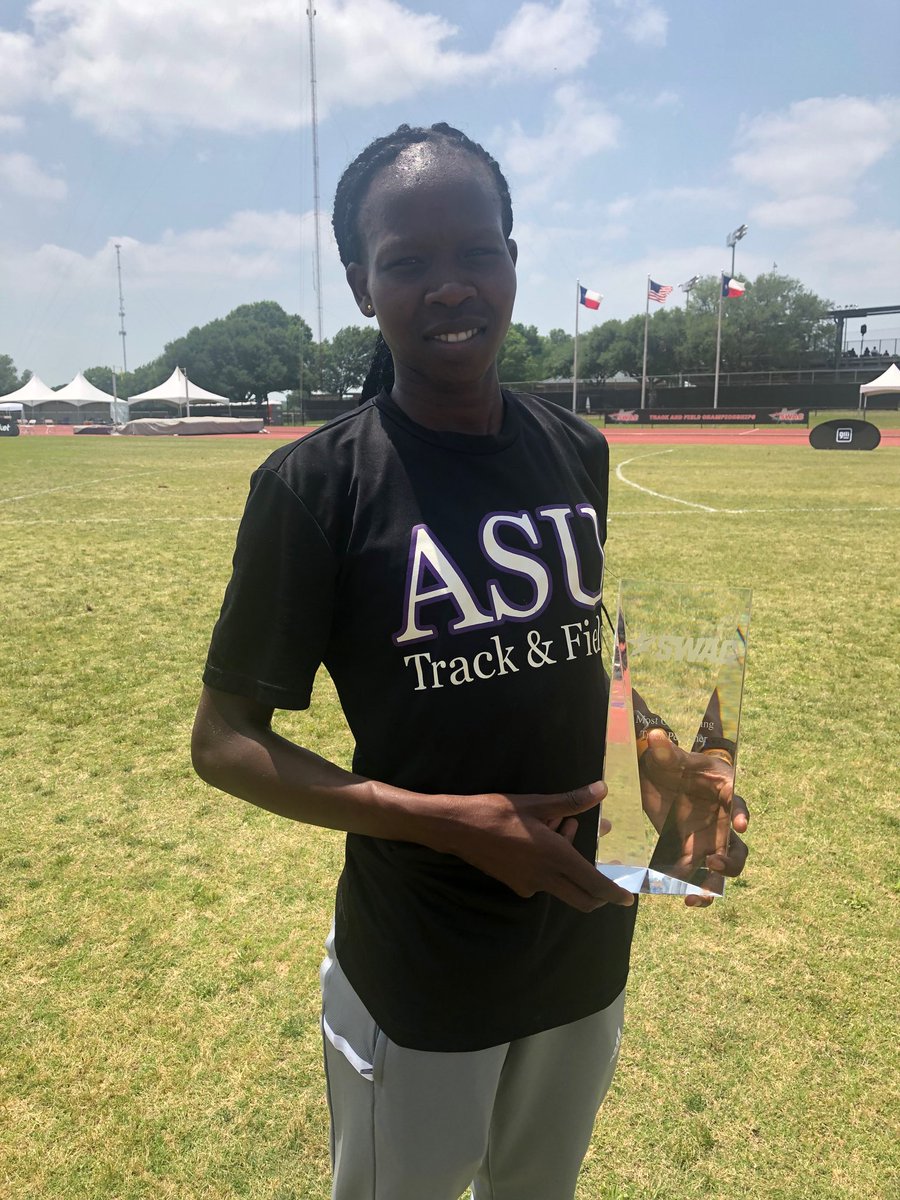 BRAVESSPORTS's tweet photo. WTF | Stellah Kiptui named Most Outstanding Track Performer. She grabbed three medals and five top-10 placements. | #FearTheBrave #BravesNation https://t.co/WuXv94VbzU