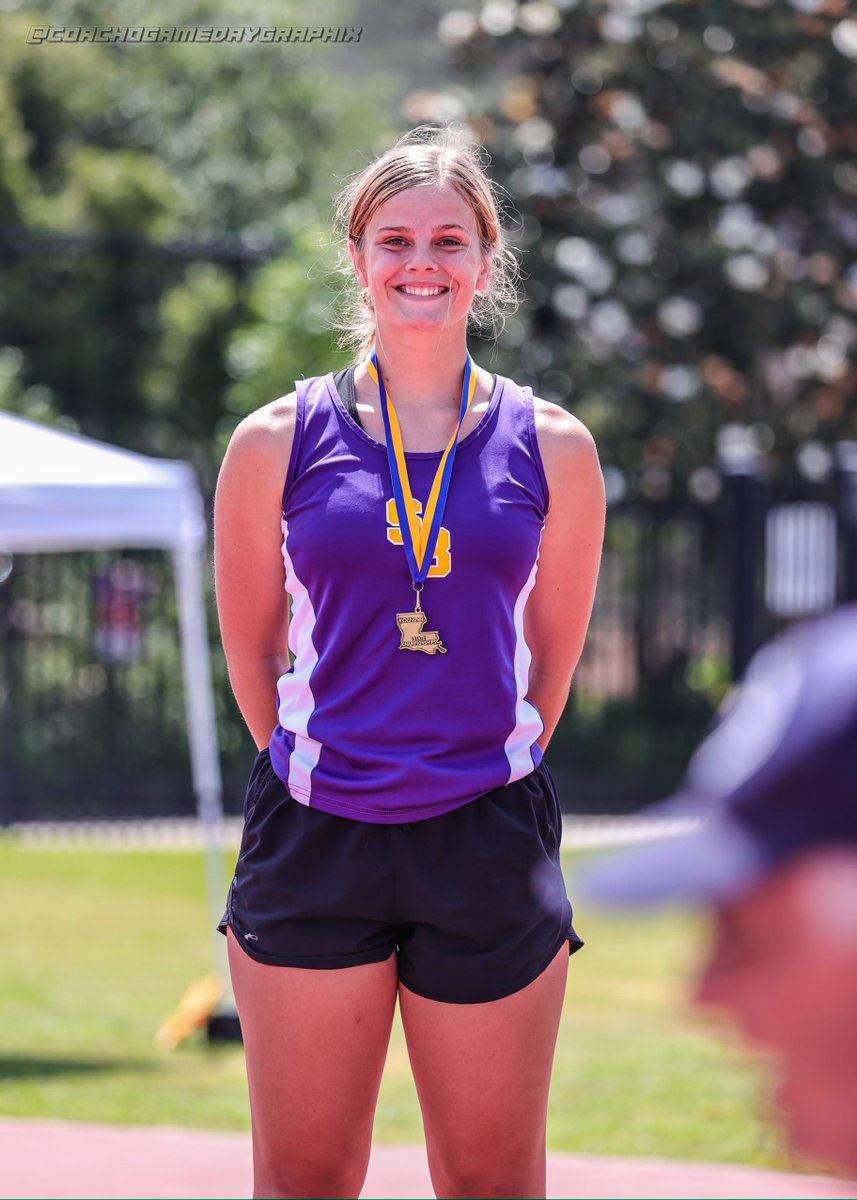 GeauxPrepsLA's tweet photo. South Beauregard's Trinity Spooner has a day out on the track with a 🥇 in the Class 3A Girls Javelin!

Spooner toss of 134-04 measured further than area foes Emma Freeman of St. Louis and Brianna Underwood of Iowa.

📸 @MichaelOdendah4 https://t.co/GG8P9Fj5Hd