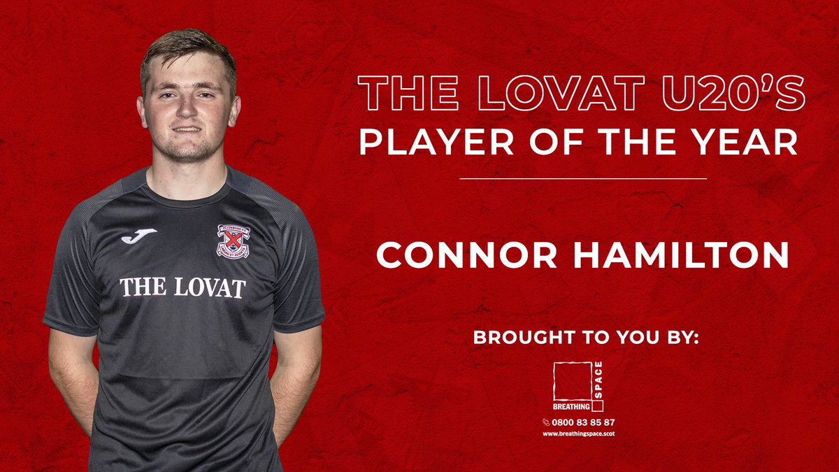 Up first this evening is The Lovat <a href="/ClydebankFCU20/">Clydebank FC U20</a> Player of the Year. 

Well done, Connor Hamilton!

#bankiesPOTY