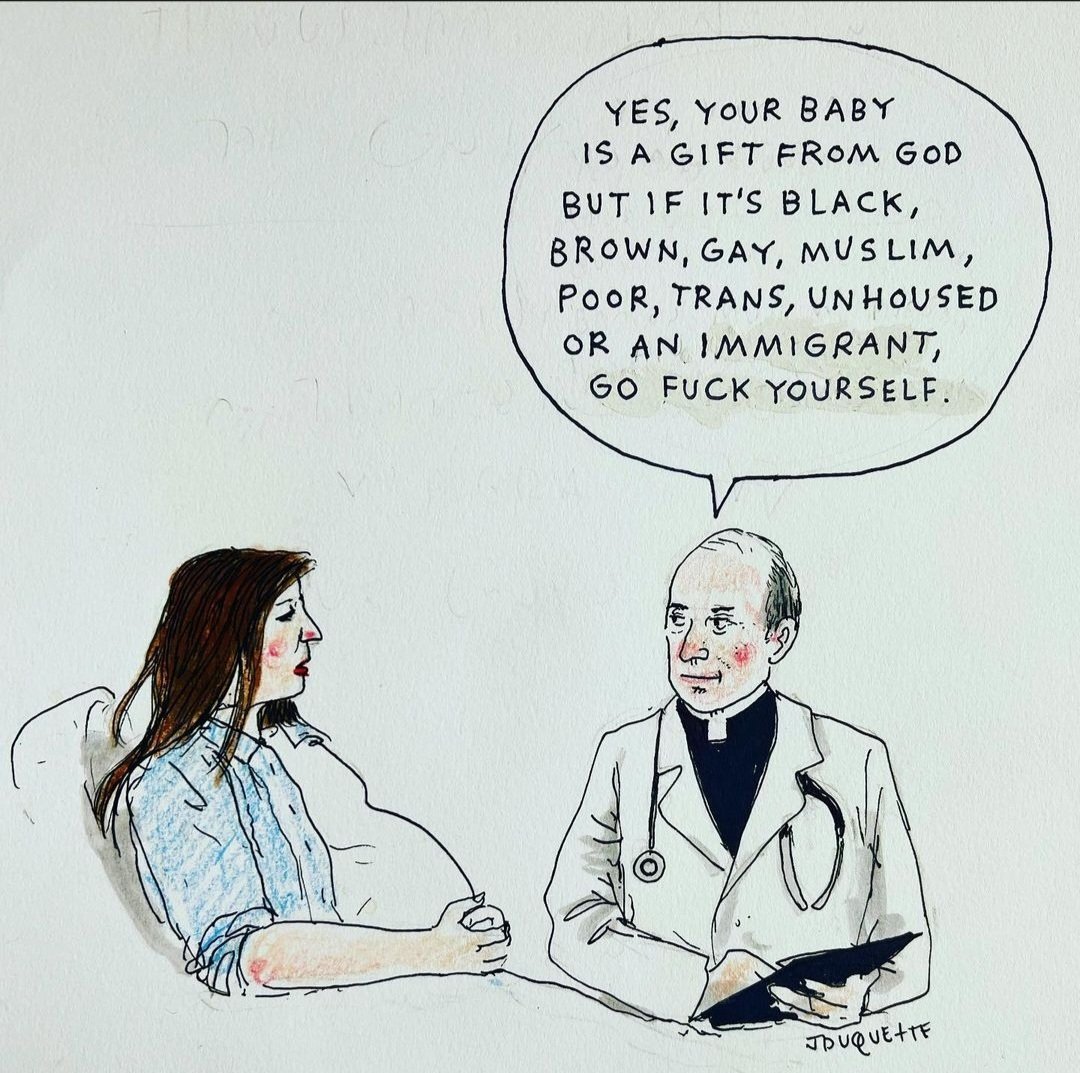 Domestic Supply of Infants? I think they meant -
Trafficking white babies. 
Fuck being coy, call it what it is.