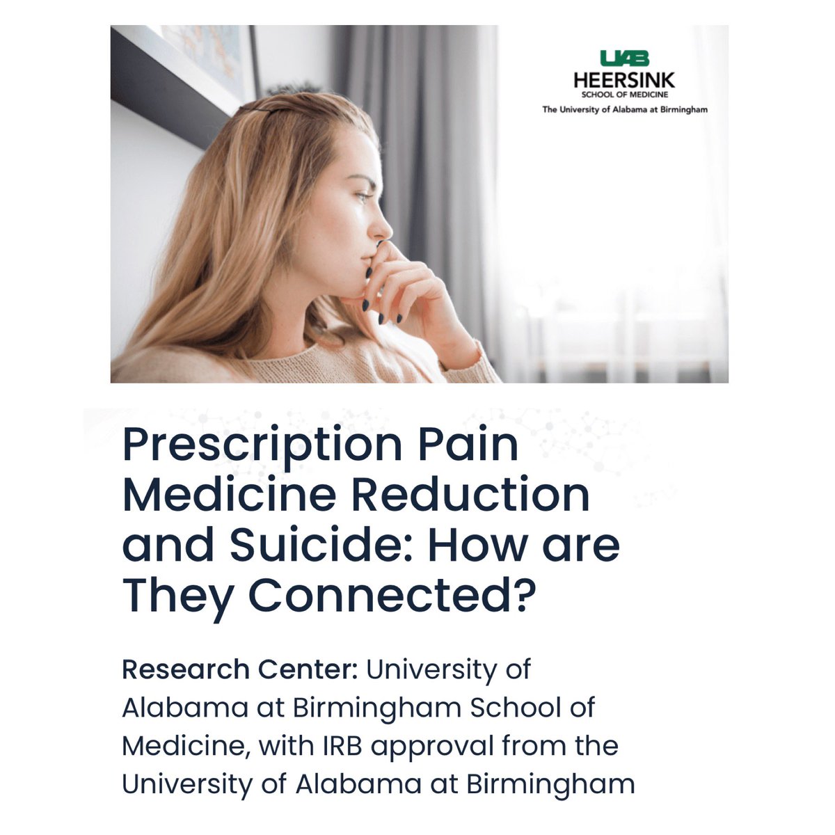 StefanKertesz's tweet photo. @ibdgirl76 We continue to seek survivors who have lost someone with pain to suicide after prescription #opioid stoppage or dose reduction, in IRB-approved research - please share this survey link with survivors (CSI:OPIOIDs) https://t.co/BxPqFVLutk https://t.co/hIpmwXLssI