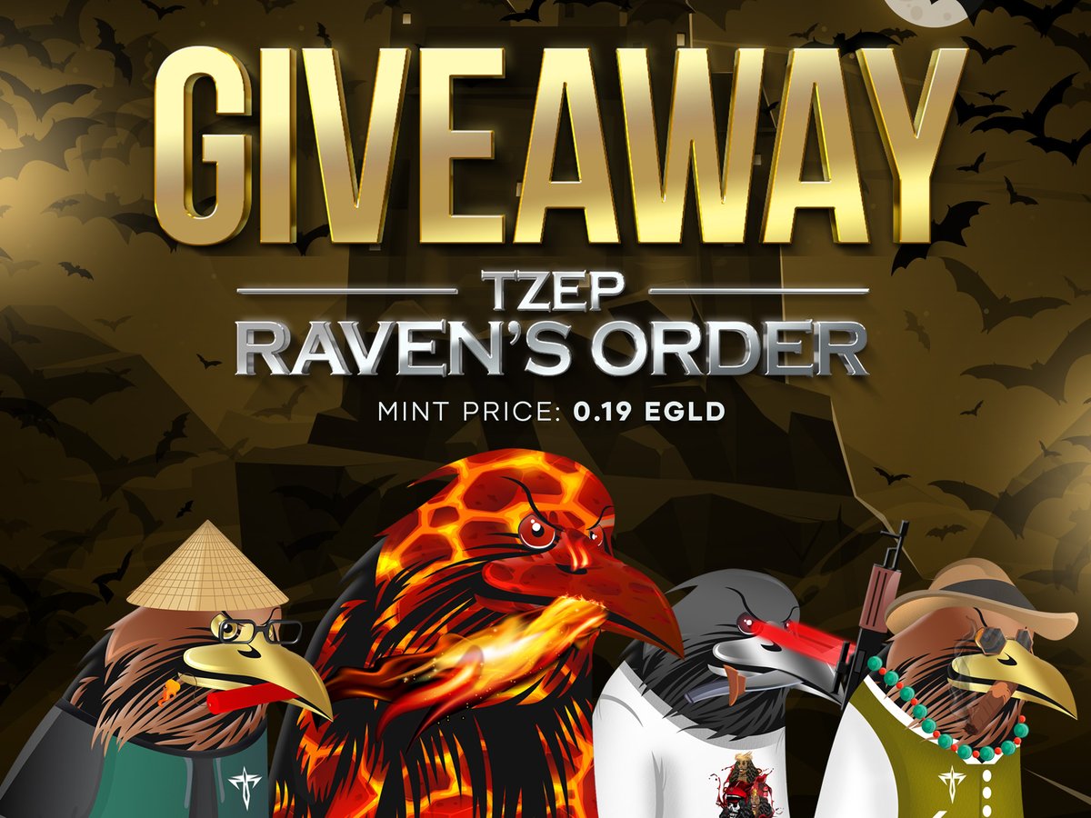 BillionaireTzep's tweet photo. 🚨🚨 #GIVEAWAY TIME 🚨🚨

🎁2 Winners - 30k LKMEX each⚡️

1️⃣ Follow @BillionaireTzep
2️⃣ RT + Like
3️⃣ Tag 3 friends
4⃣ Join https://t.co/bVcj8JNS5z

🚨🧛‍♂️MINT HERE: https://t.co/2MBjjhTFiA

ROADMAP: https://t.co/awDc2SpGKc

⏳ 72 HOURS
 
#ElrondCommunity #ElrondGiveaway #Elrondnft https://t.co/1eKRPGN92g