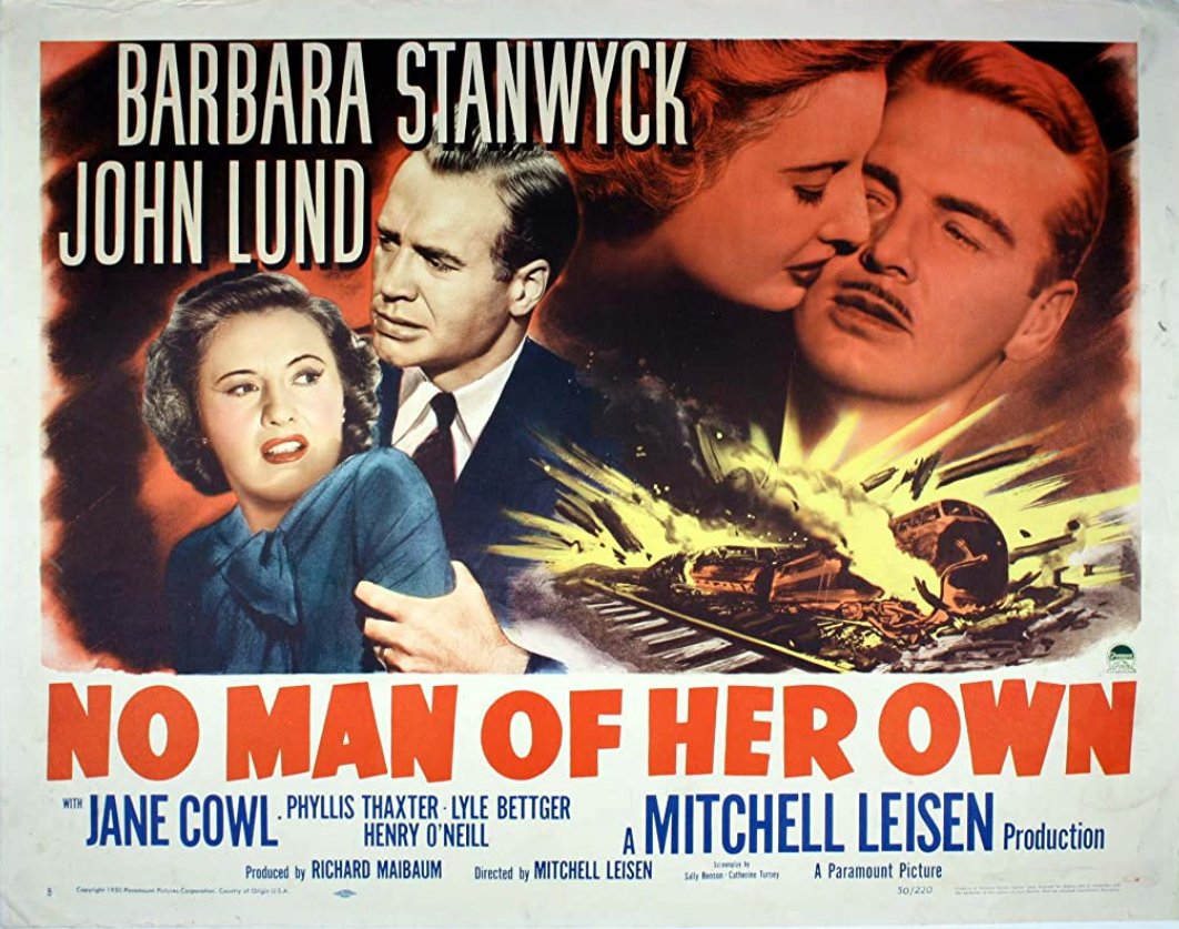 devastation79's tweet photo. #tcm
#noiralley
tonight 12:15am
#NoManOfHerOwn 1950*
#BarbaraStanwick swoooon*
@NoirAlley
@EddieMuller
@noirfoundation
@noircitymag https://t.co/ME7CFh85im