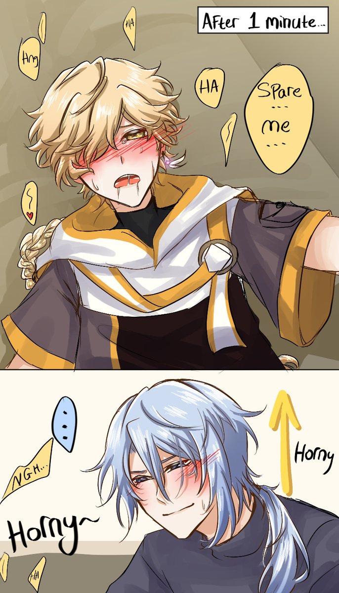 punishment time dear~

Ayato x Aether

#genshinimpact 