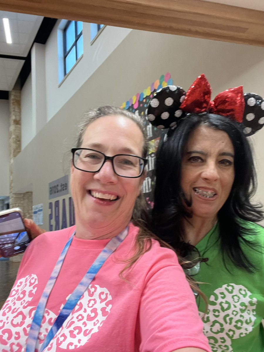 I was dancing behind a bunch of teachers who never knew I was. #mjejags #jagsney #pinkdreamers