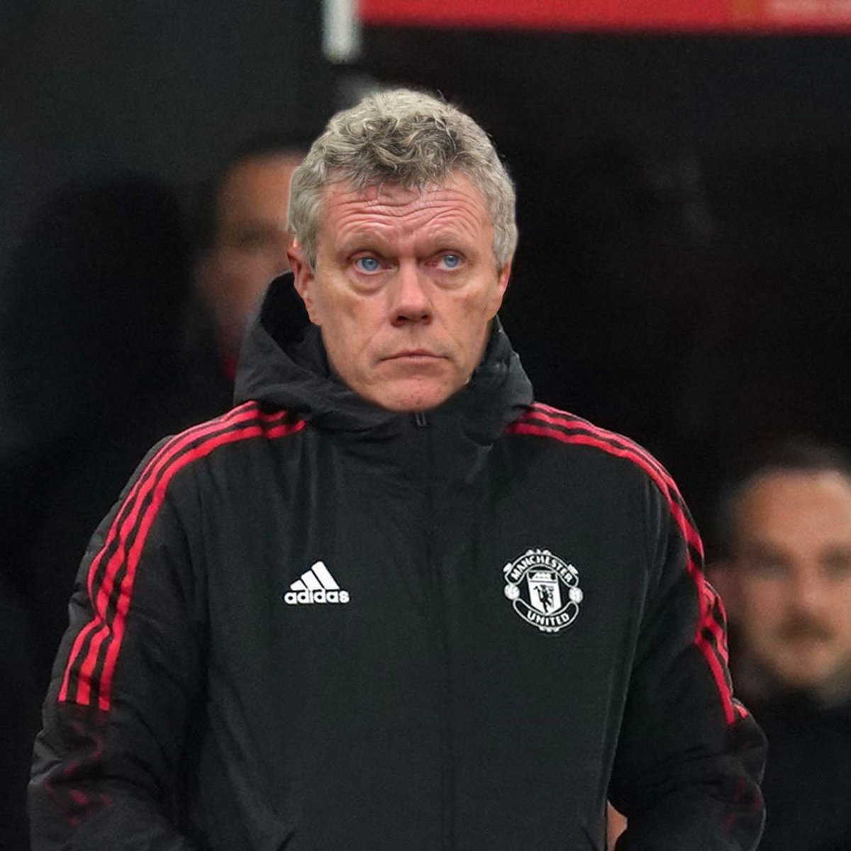 JayMotty's tweet photo. A Faceapp morph of all United managers post Sir Alex Ferguson https://t.co/MpEAGIiXcI